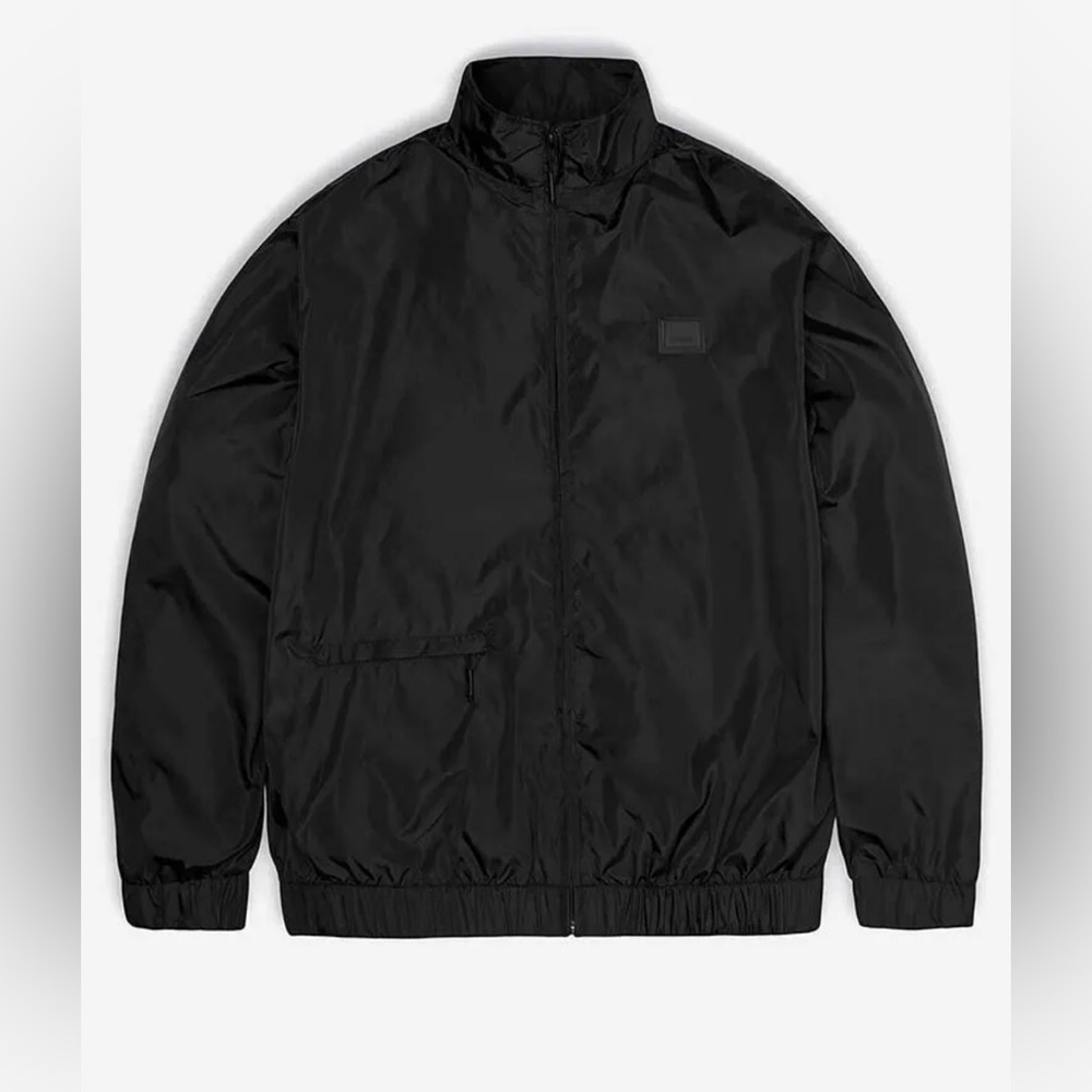NEW Rains Track Jacket in Black - Picture 2 of 15